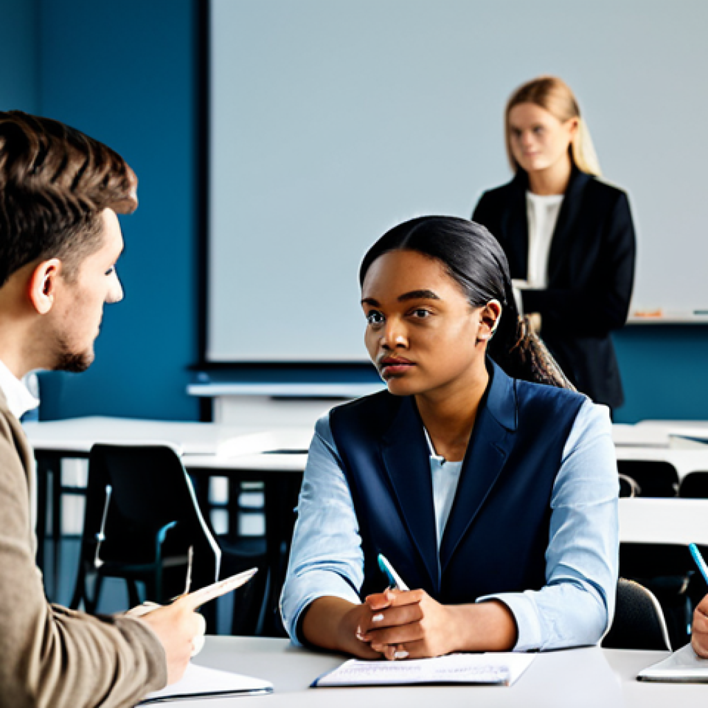 **
"A group of diverse students attending an AI ethics workshop, fully clothed, in a modern classroom setting. They are engaged in discussion and taking notes, safe for work, appropriate content, professional attire, perfect anatomy, natural proportions, family-friendly, high resolution."
**